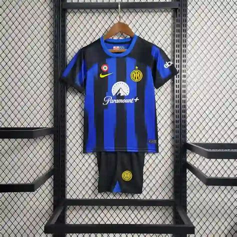 23-24 Kids Inter Milan Soccer Jersey Home - Soccer Jersey Yupoo