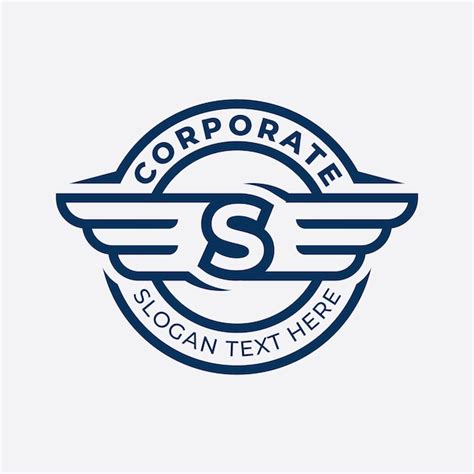 Premium Vector Letter S Logo Design Template Simple Wings