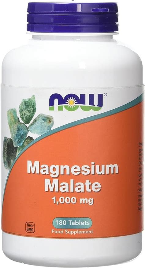 Now Magnesium Malate Mg Tablets Pharmacentre Limited