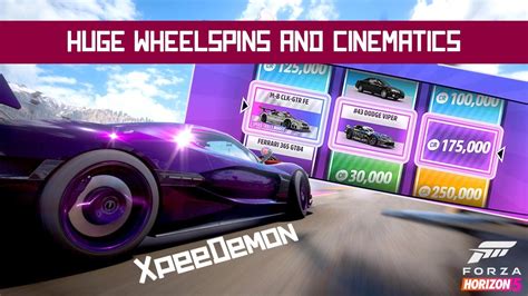 Forza Horizon Super Wheelspin Opening Super Wheelspins Wheelspins