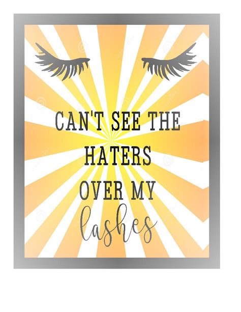 Cant See The Haters Over My Lashes Svg Png Eyelash Extension Etsy