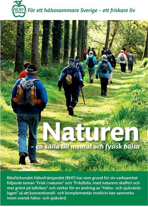 Naturen En K Lla Till Mental Och Fysisk H Lsa F R Ett H Lsosammare