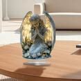 Acrylic Angel Figurine Boho Style Desktop Decoration Clear Guardian