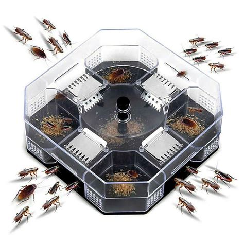 EIMELI Cockroach Traps, Roach Bait Traps, Cockroach Killer Indoor Home for Ants Roaches Bugs ...