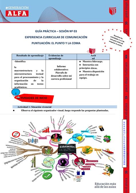 Gu A Pr Ctica S Espero Les Sirva I Actividades De Inicio Gu A