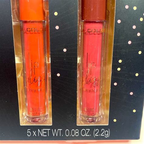 L A Colors Makeup La Colors Nude Scene Lip Gloss 5 Piece Set New