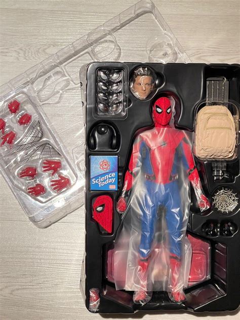 Hot Toys Spider Man Homecoming Spider Man Scale Figure MMS Hobbies Toys Memorabilia