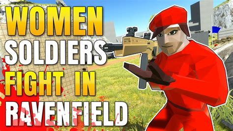 Women Soldiers Fight In Ravenfield Youtube