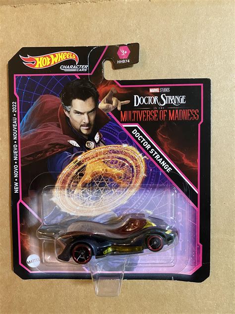 Hot Wheels Doctor Strange Scarlet Witch America Chavez Multiverse Of Madness Character Cars