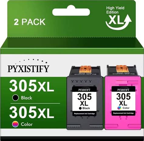 Pyxistify 305xl Ink Cartridges Replacement For Hp 305 Ink Cartridges Black And Colour 305 Xl For