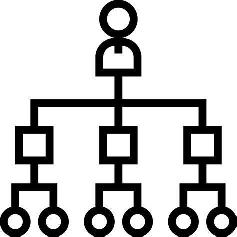 Hierarchical Structure Boss Vector Svg Icon Svg Repo