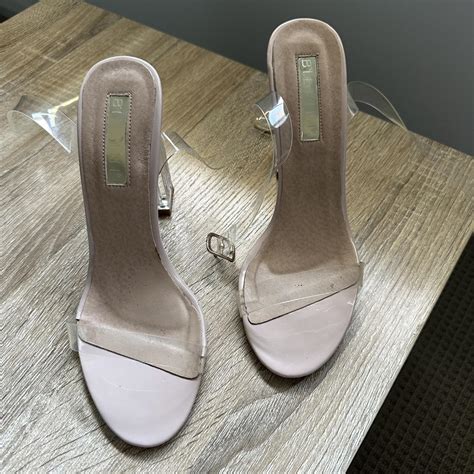 Billini Inca Heels In Nude Size AU Worn A Depop