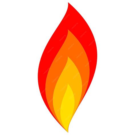 premium vector fire icon flame vector sign fire symbol  flame