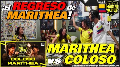 COLOMBIANOS REACCIONAN A MARITHEA Vs COLOSO El REGRESO De La MARI