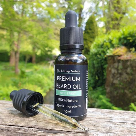 Premium Organic Beard Oil For Men Healthy Beard Growth Pine