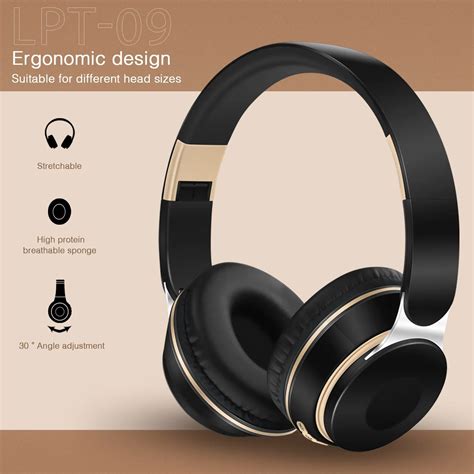 Auriculares Inal Mbricos Con Bluetooth Aud Fonos Est Reo Con Diadema