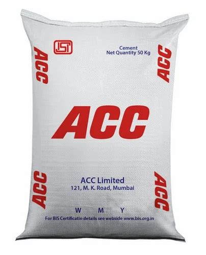 Grade PPC ACC PPC Cement 50 Kg At Rs 260 Bag In Chandigarh ID