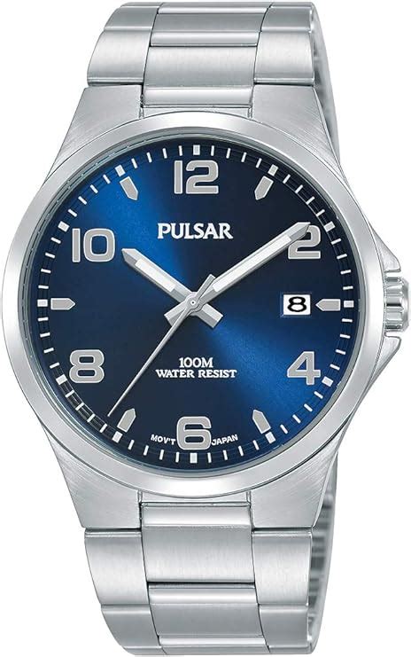 Pulsar Herren Analog Solar Uhr Mit Nylon Armband PX3179X1 Amazon De Uhren