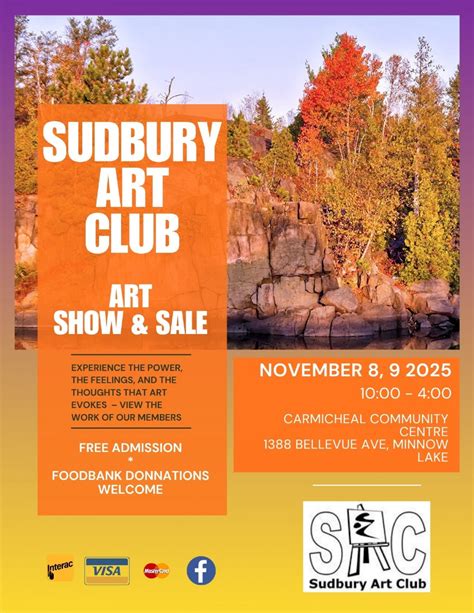 Sudbury Art Club Fall Art Show , Carmichael Community Centre, Sudbury