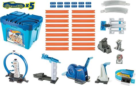 Hot Wheels Track Builder Caja Los Mejores Ejemplares De Cajas