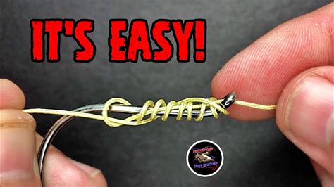 All Anglers Should Know This Knot Part 5 Easy Snell Knot Youtube
