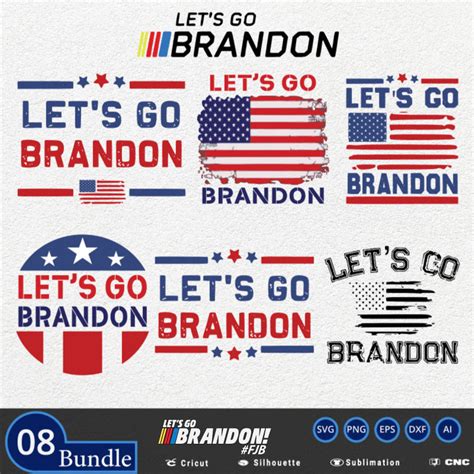 FJB Fuck Joe Biden Middle Finger Let S Go Brandon SVG PNG EPS DXF AI