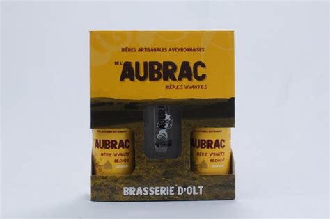 Coffret Bi Re Blonde X Cl Verre Aubrac Brasserie D Olt