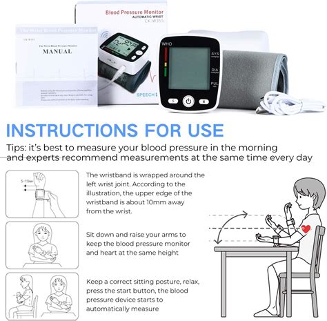 Monitor De Presi N Arterial Ajustable Mu Eca Presi N Arterial Brazalete