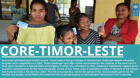 COVID-Resilient Election in Timor-Leste Project factsheet (2020