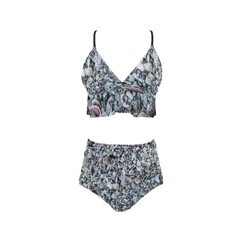 Shells On The Beach 7294 Ruffle Hem Bikini Swimsuit Model S35 ID