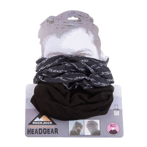Neck Warmer Black And White Keep Cosy