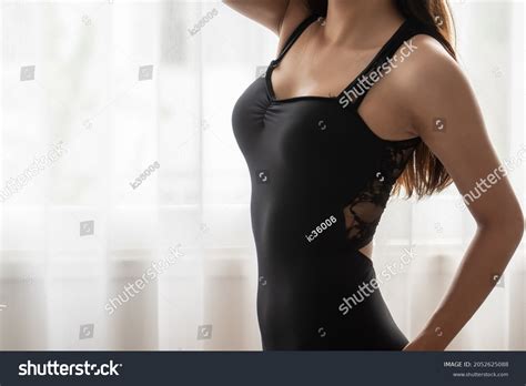 Asian Woman Sexy Wearing Black Bikini Stock Photo Shutterstock