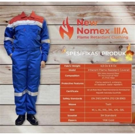 Jual Coverall New Nomex Iiia Pertamina Coverall New Nomex Pertamina