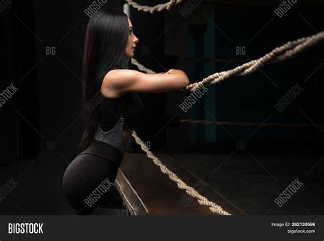 Sexy Fitness Brunette Image Photo Free Trial Bigstock