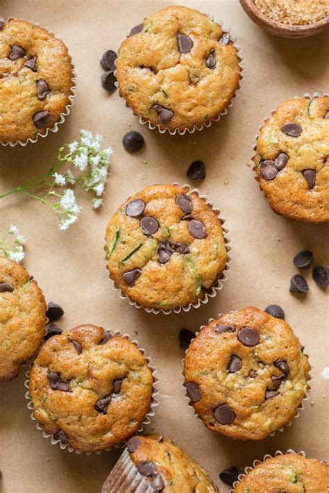 Chocolate Chip Zucchini Muffins Our Balanced Bowl