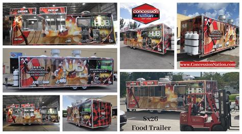 Food Trailer The Hub Stadium 1 1 Food Trucks For Sale Concession Nation Food Trailers