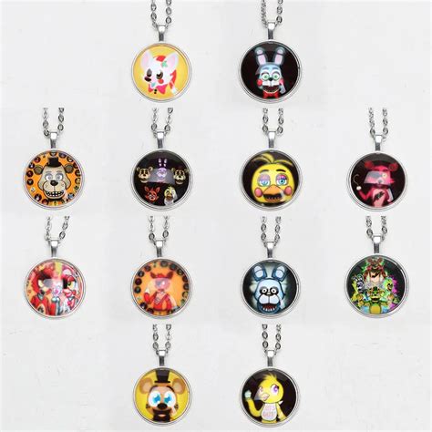 Aliexpress Buy Pcs Set Five Nights At Freddy S Necklace Fnaf