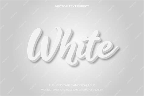 premium vector vector text effect   white background