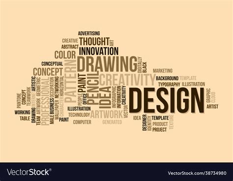 Business concept background design word cloud Vector Image