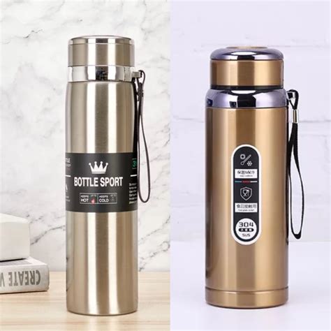 Jual Termos Stainless Steel Vacum Flask Premium Thermos Botol Minum Panas Dingin Hot Cold 800
