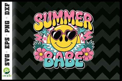 Summer Babe Hello Summer Beach SVG Graphic By Enistle Creative Fabrica