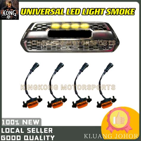 universal  front grill led lamp light lampu salung depan  amber