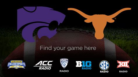 Listen Live: Kansas State Wildcats vs. Texas Longhorns 11/4