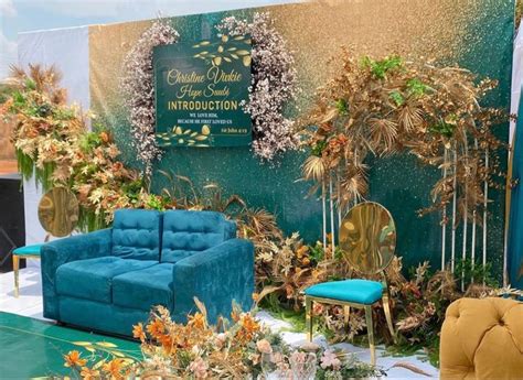 Green Themed Wedding He First Loved Us D Day Decoration Photo Booth
