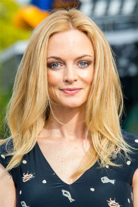 Heather Graham - Set of EXTRA at The Grove in Los Angeles (2014)