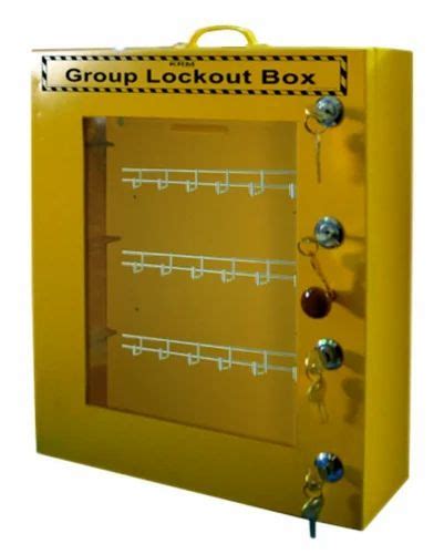 Metal Electrical Lockouts Wall Mounted Group Lockout Boxes