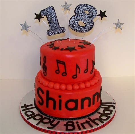 red black  themed  birthday cake cakecentralcom