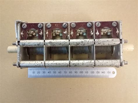 Variable Capacitor Quad Gang 220pf Higher Voltage Isolated Etsy