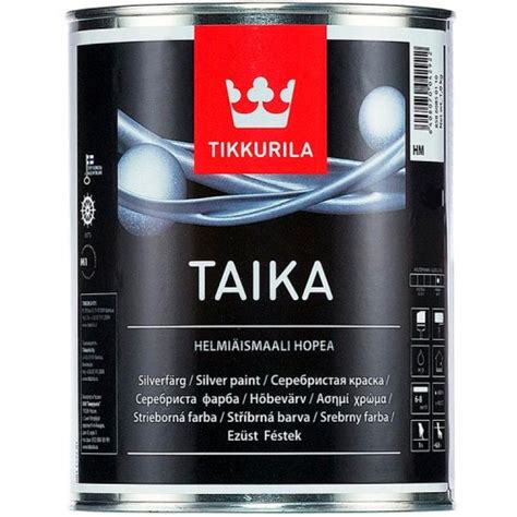Tikkurila Taika 0,9л купить в Минске. Тиккурила Тайка перламутровая краска