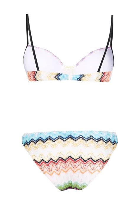 Patterned Crochet Bikini Missoni Tsigaloglou Collection